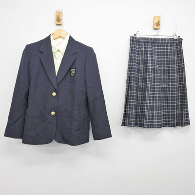 【中古】東京都 正則高等学校 女子制服 3点 (ブレザー・シャツ・スカート) sf080400