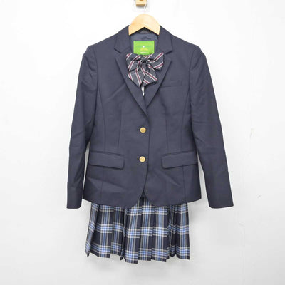 【中古】鹿児島県 屋久島おおぞら高等学校 女子制服 3点 (ブレザー・スカート) sf080445