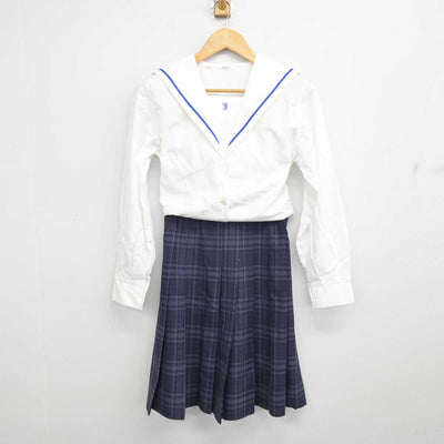 【中古】滋賀県 石部高等学校 女子制服 2点 (ブラウス・スカート) sf080472