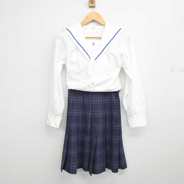 【中古】滋賀県 石部高等学校 女子制服 2点 (ブラウス・スカート) sf080472 | 中古制服通販パレイド