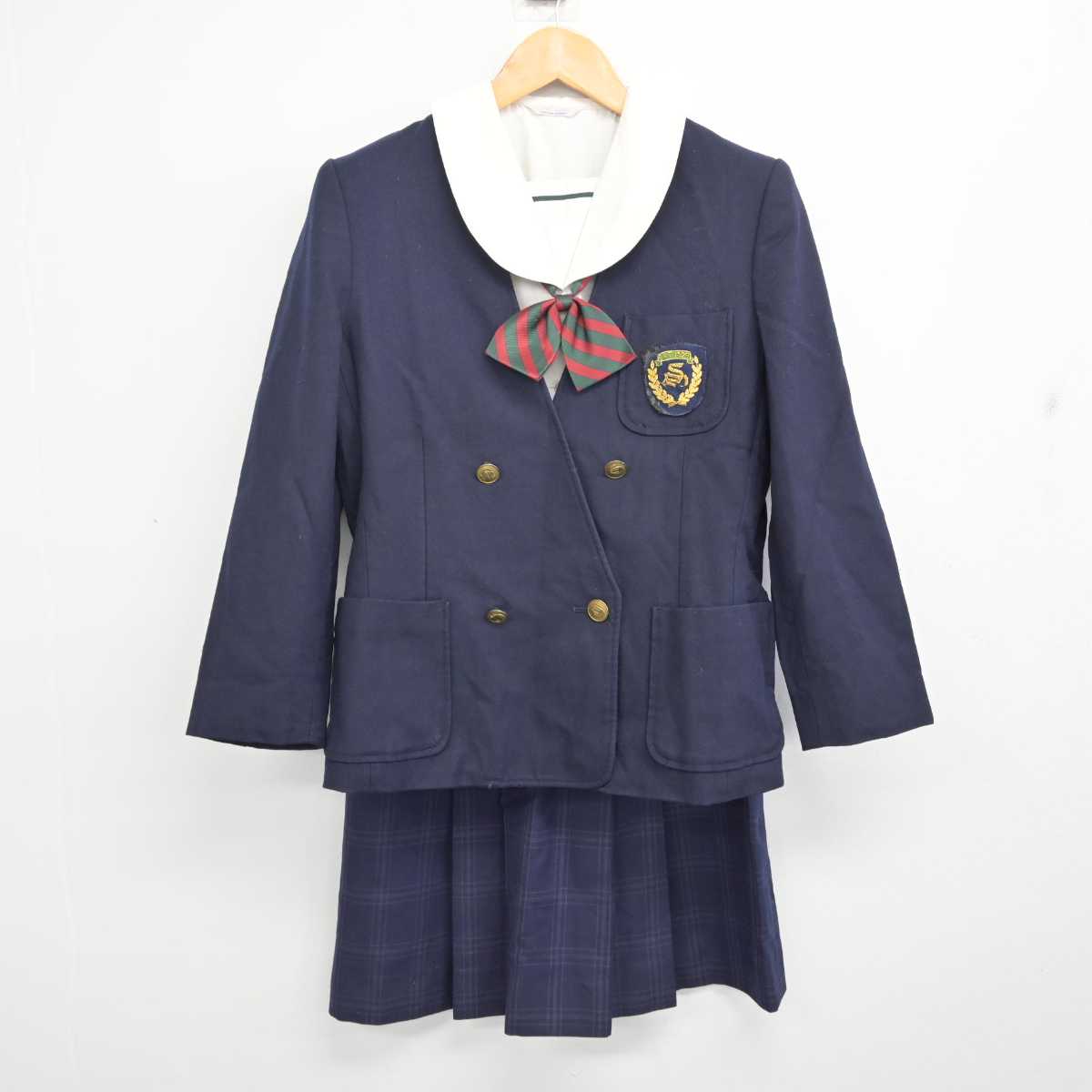 【中古】東京都  聖徳学園中学・高等学校/旧制服 女子制服 4点 (ブレザー・ブラウス・スカート) sf080473