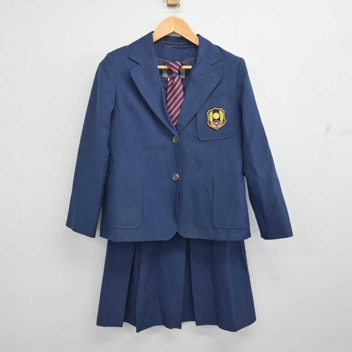 【中古】東京都 稲城第三中学校 女子制服 4点 (ブレザー・ベスト・スカート) sf080481