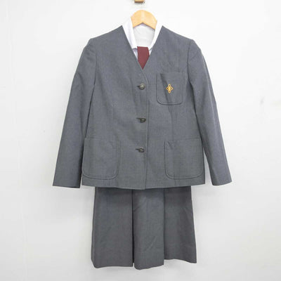 【中古】東京都 大森第十中学校 女子制服 4点 (ブレザー・シャツ・スカート) sf080487