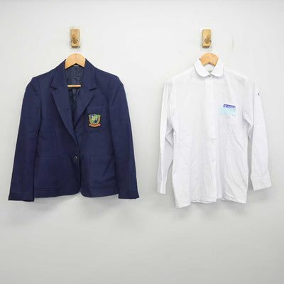 【中古】栃木県 瑞穂野中学校 女子制服 2点 (ブレザー・シャツ) sf080527