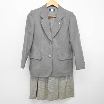 【中古】千葉県 松戸馬橋高等学校 女子制服 4点 (ブレザー・スカート・スカート) sf080552