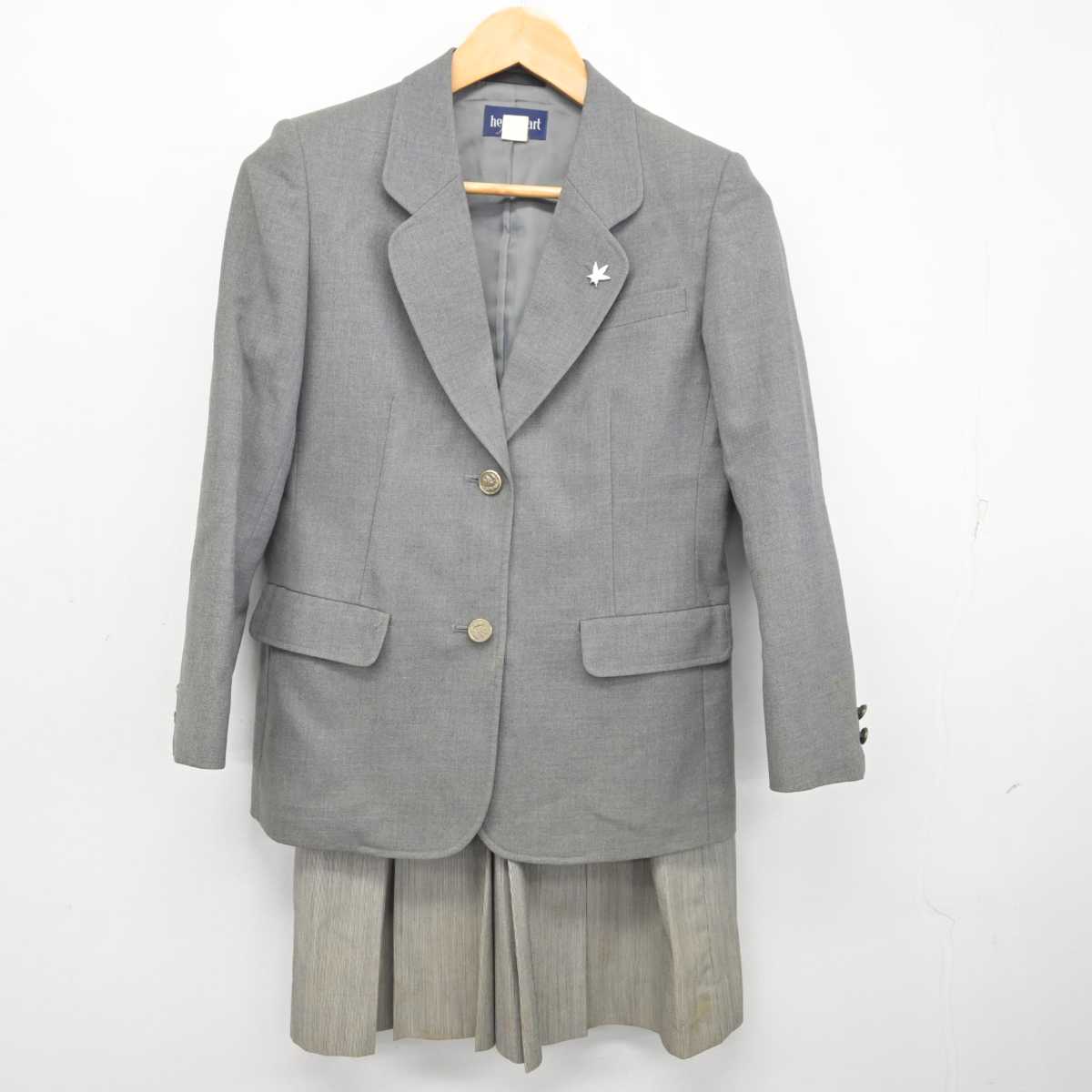 【中古】千葉県 松戸馬橋高等学校 女子制服 4点 (ブレザー・スカート・スカート) sf080552