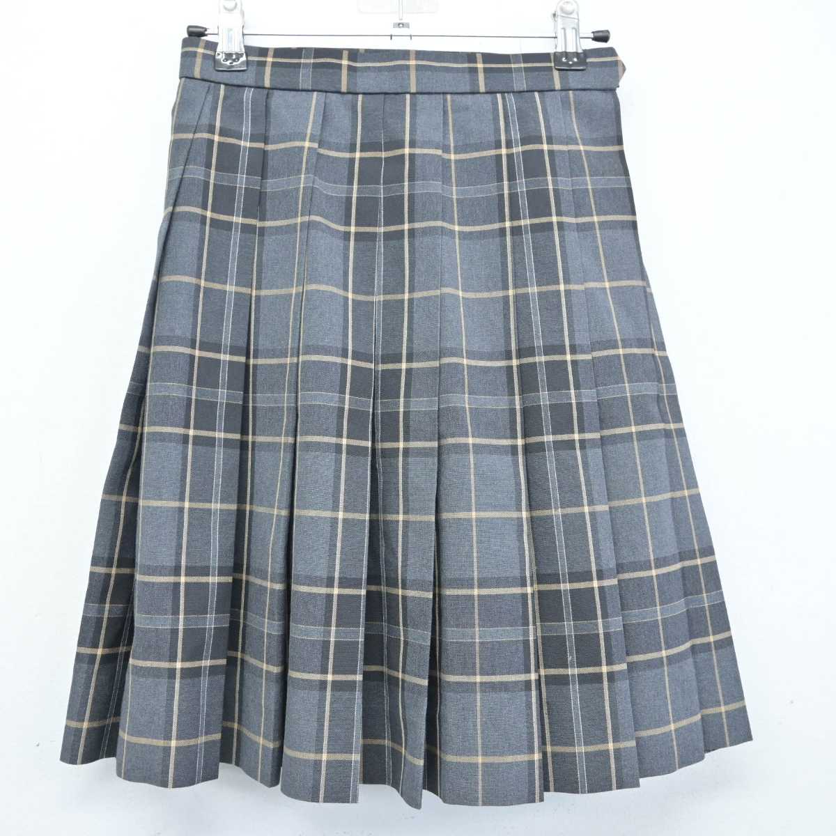 【中古】東京都 上水高等学校 女子制服 2点 (ニットベスト・スカート) sf080559