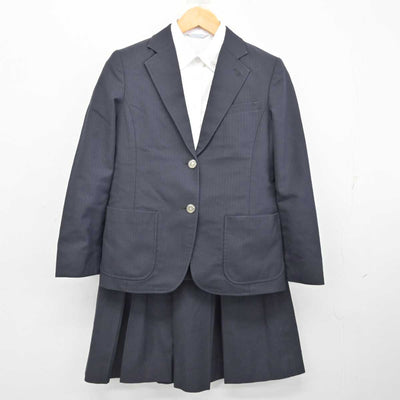 【中古】宮城県 仙台三桜高等学校 女子制服 3点 (ブレザー・シャツ・スカート) sf080561