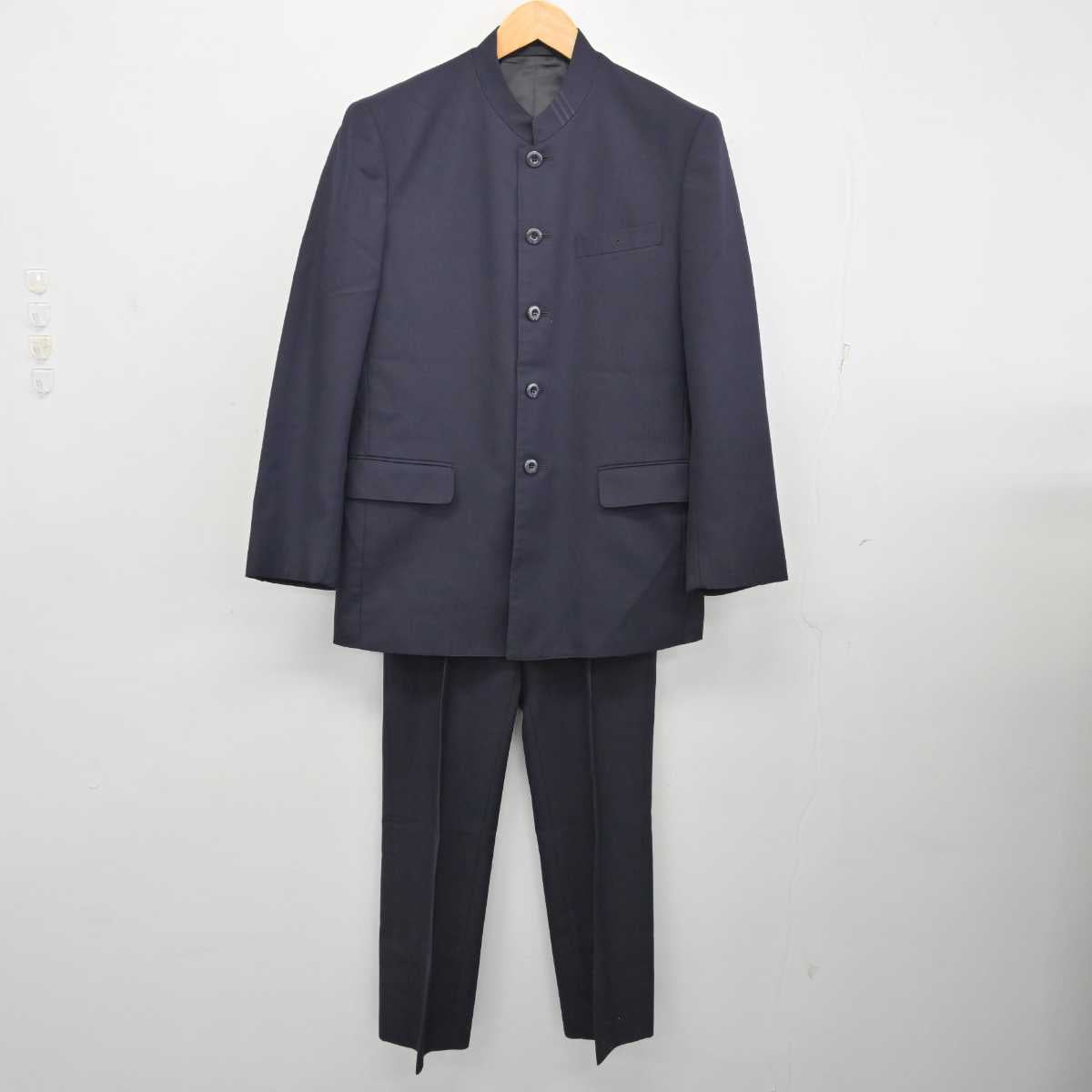 【中古】宮城県 仙台青陵中等教育学校/旧制服 男子制服 2点 (学ラン・ズボン) sf080563