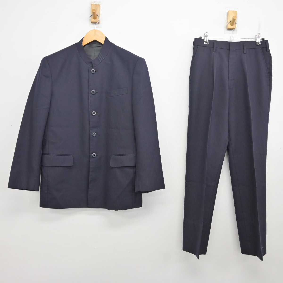 【中古】宮城県 仙台青陵中等教育学校/旧制服 男子制服 2点 (学ラン・ズボン) sf080563