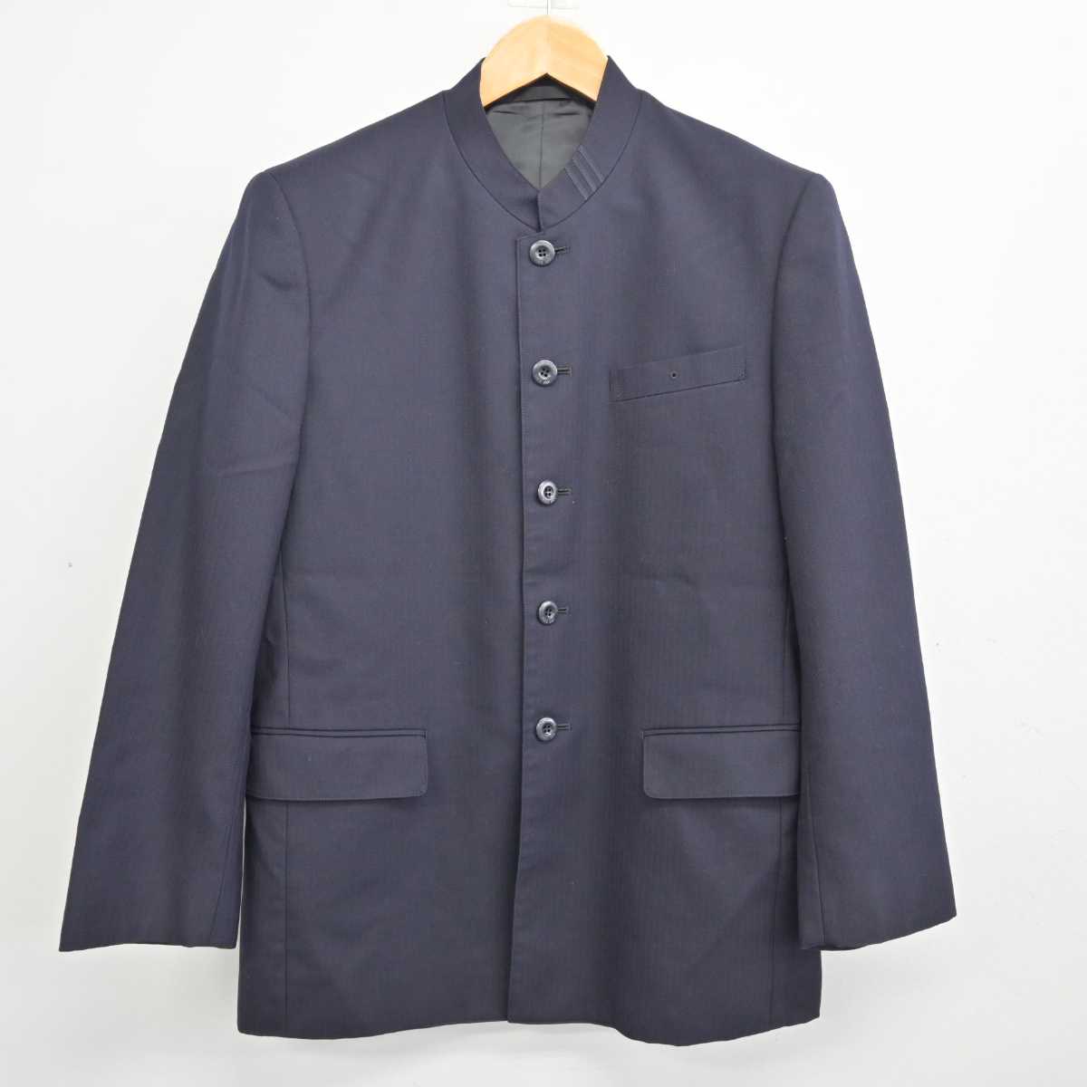 【中古】宮城県 仙台青陵中等教育学校/旧制服 男子制服 2点 (学ラン・ズボン) sf080563