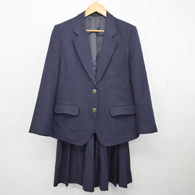 【中古】広島県 広島観音高等学校 女子制服 3点 (ブレザー・ニット・スカート) sf080575