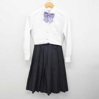 中古】京都府 京都先端科学大学附属中学校高等学校 女子制服 4点