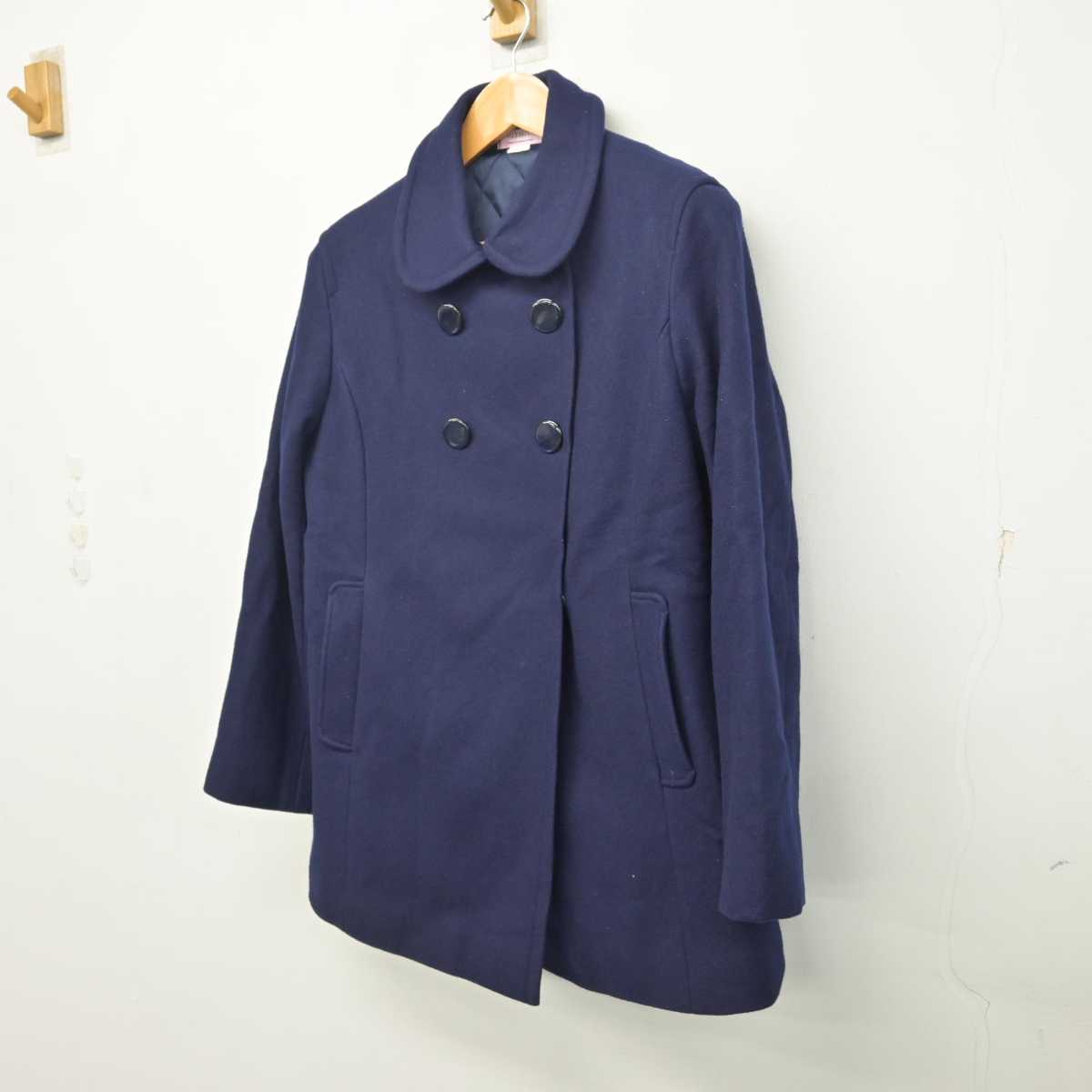 【中古】熊本県 二岡中学校 女子制服 1点 (コート) sf080665