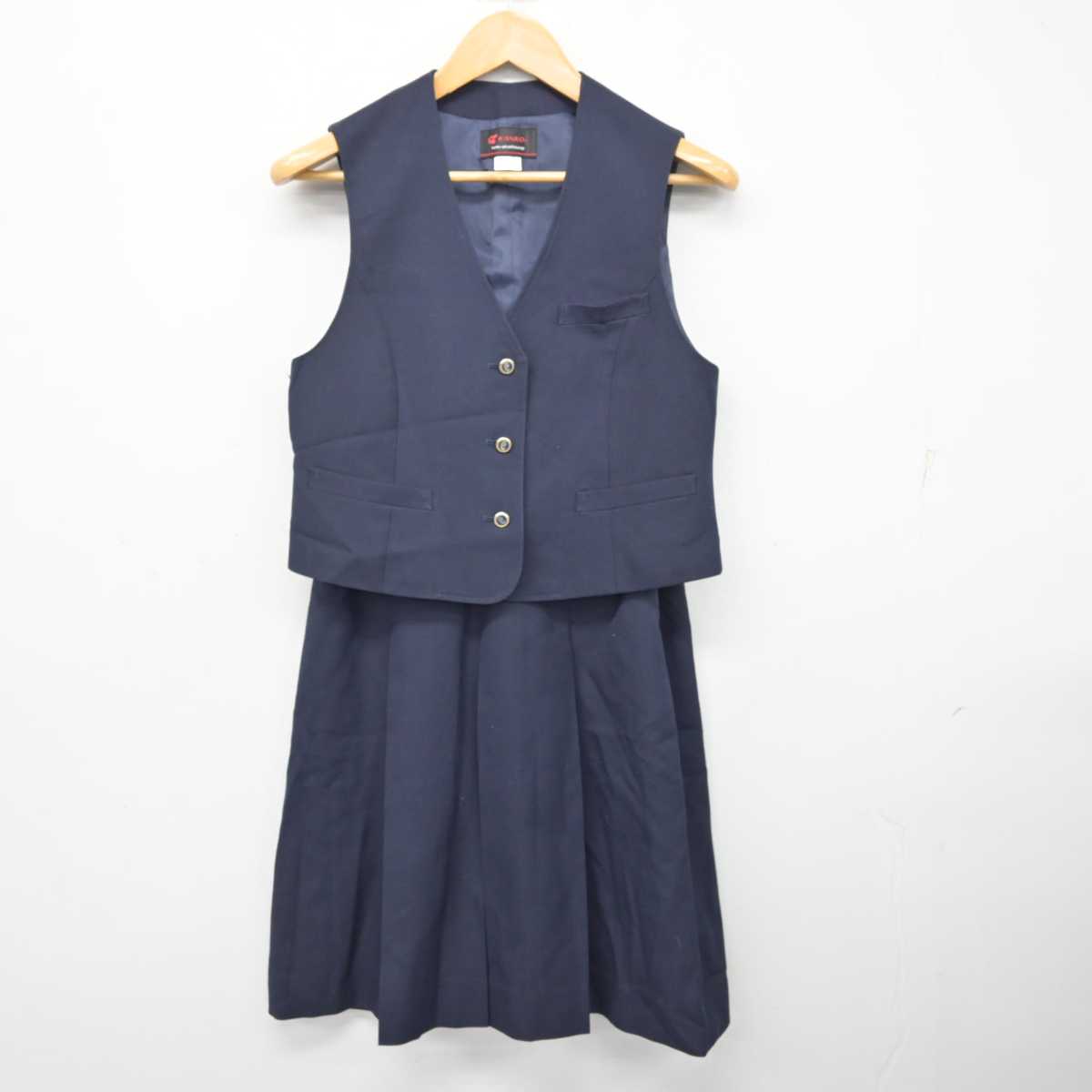 中古】愛媛県 松山中央高等学校 女子制服 4点 (ブレザー・ベスト・スカート) sf080706 | 中古制服通販パレイド