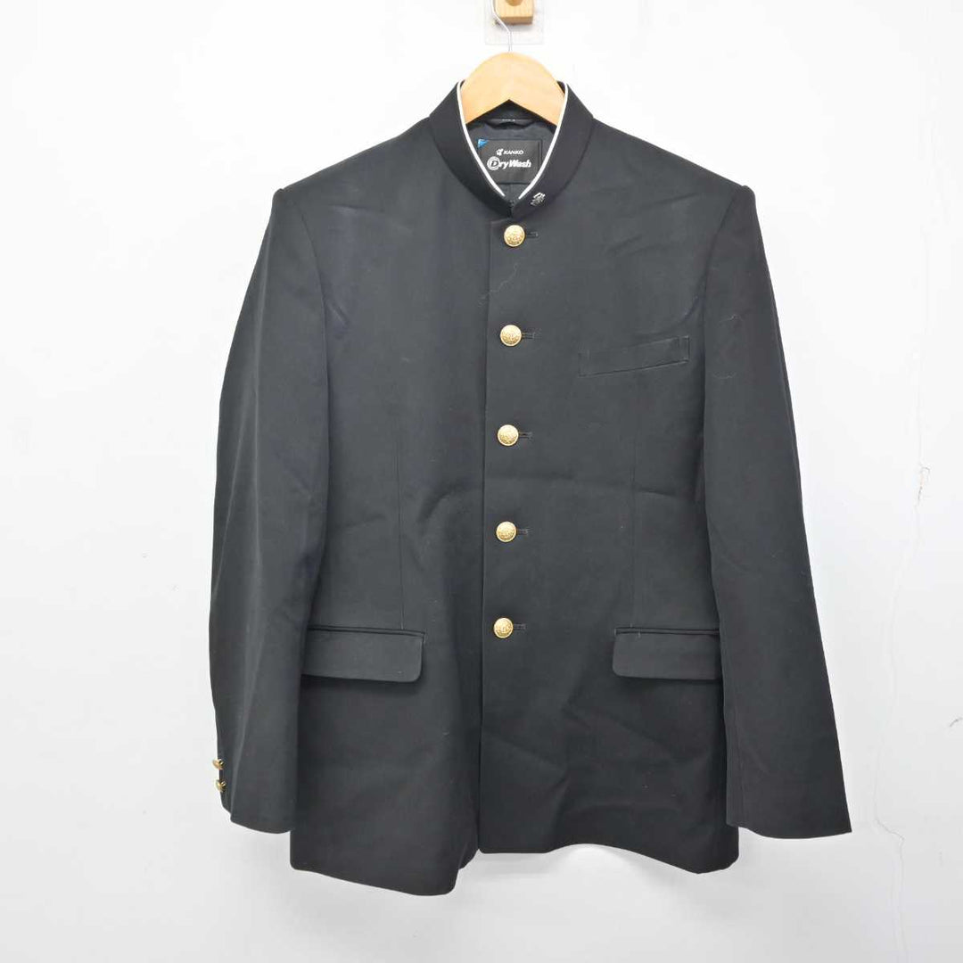 【中古】愛媛県 松山東高等学校 男子制服 3点 (学ラン・ズボン) sf080710