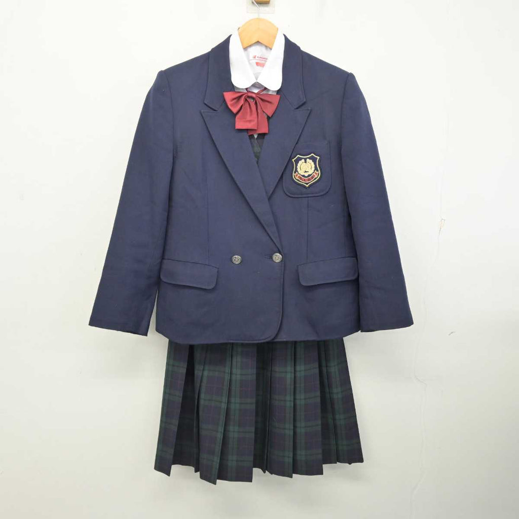 【中古】宮城県 仙台市立長町中学校 女子制服 5点 (ブレザー・ベスト・シャツ・スカート) sf080723