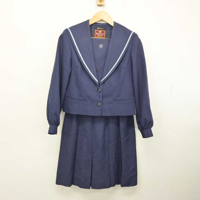 【中古】石川県 金沢市立兼六中学校 女子制服 2点 (セーラー服・スカート) sf080737