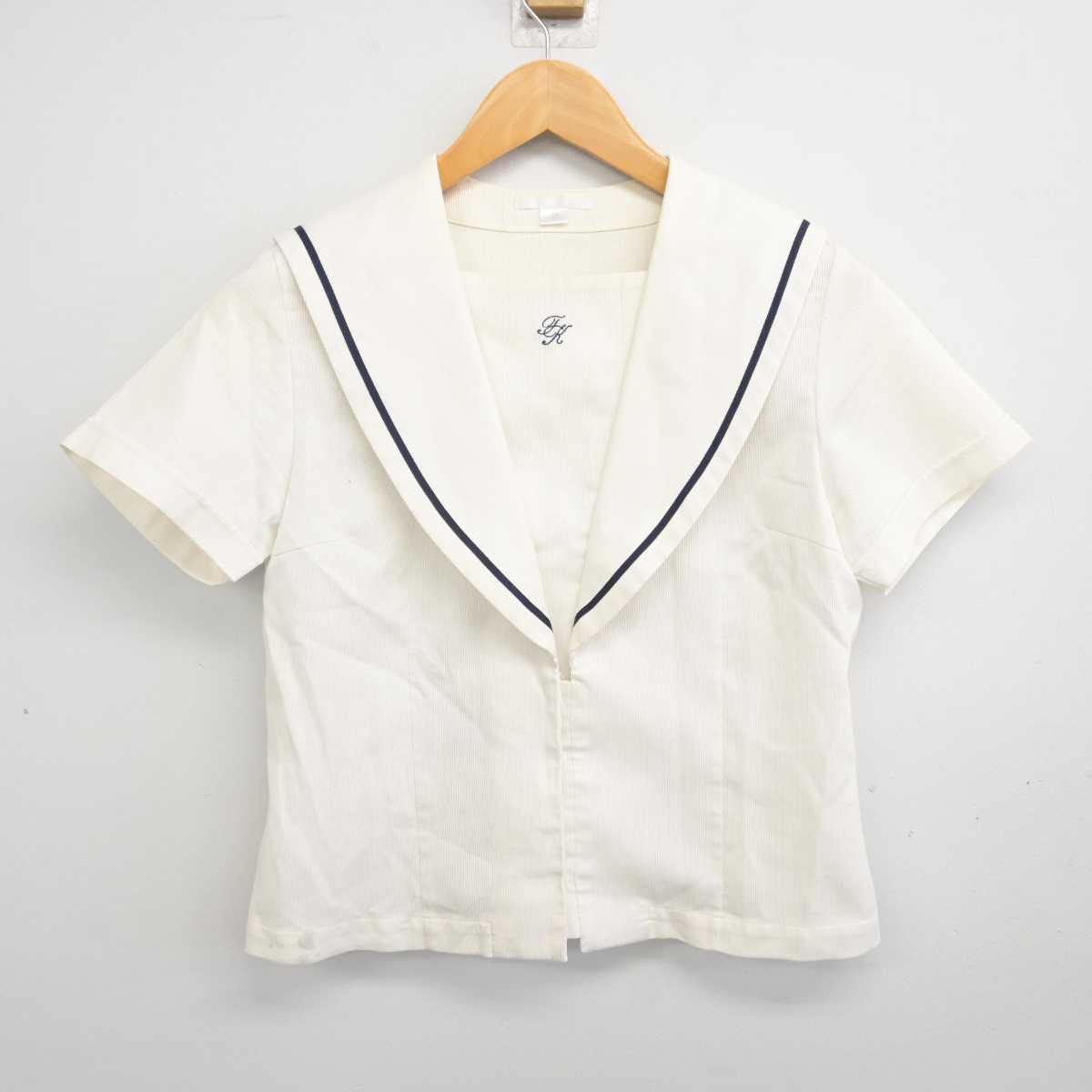 【中古】石川県 金沢市立兼六中学校 女子制服 2点 (セーラー服) sf080738