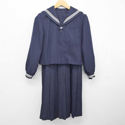 【中古】東京都 千登世橋中学校 女子制服 2点 (セーラー服・ジャンパースカート) sf080753