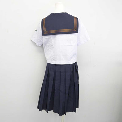 【中古】東京都 関東国際高等学校 女子制服 2点 (セーラー服・スカート) sf080759