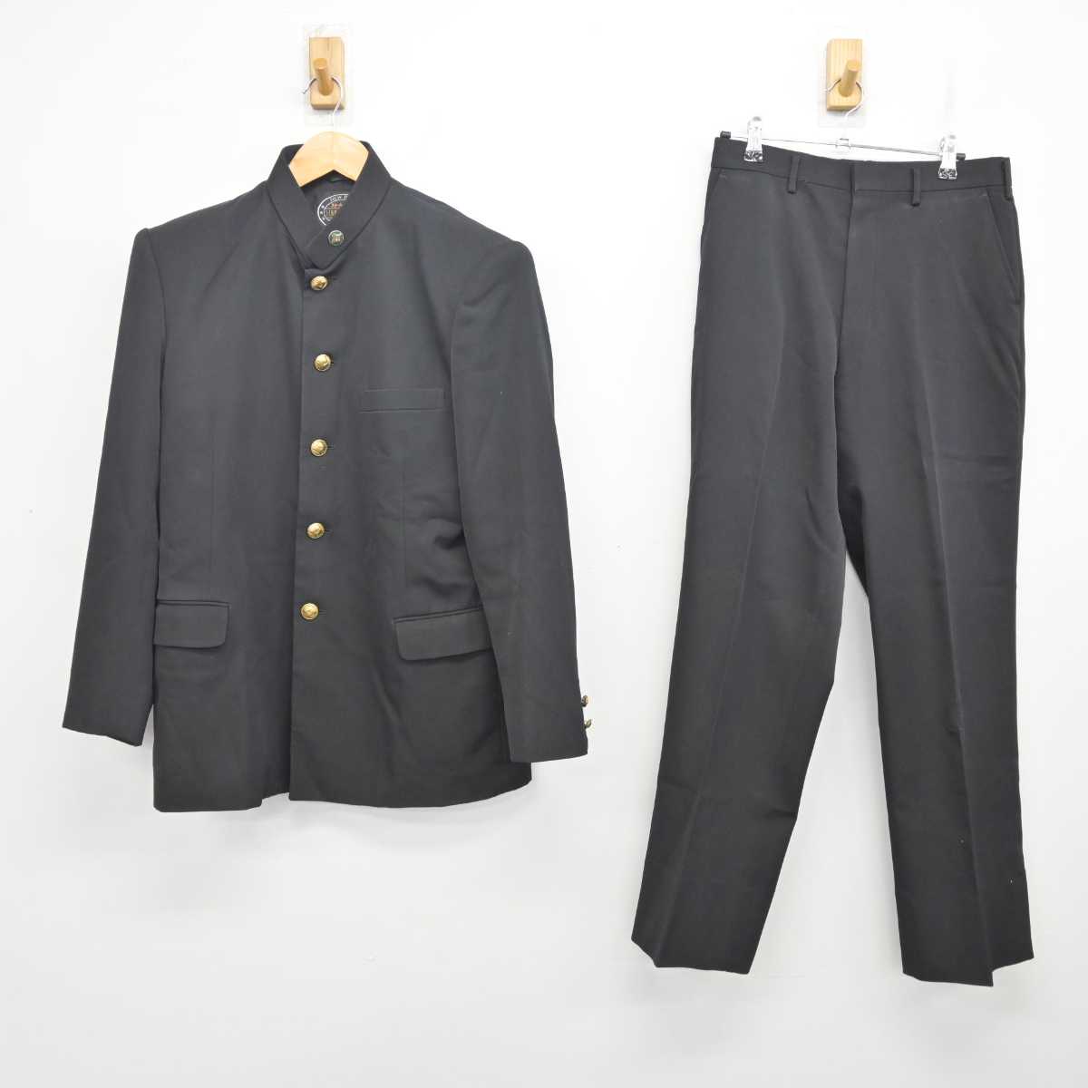 【中古】大阪府 摂津高等学校 男子制服 3点 (学ラン・ズボン) sf080760