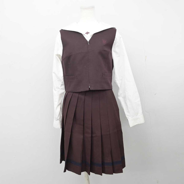 中古】群馬県 共愛学園高等学校 女子制服 4点 (ブレザー・ベスト・ブラウス・スカート) sf080766 | 中古制服通販パレイド