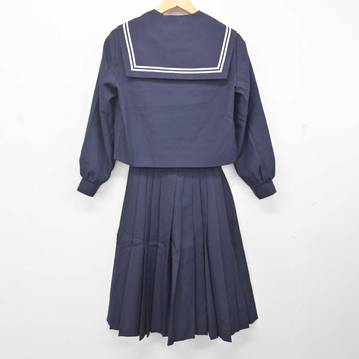 【中古】愛知県 南陽東中学校 女子制服 3点 (セーラー服・スカート) sf080769