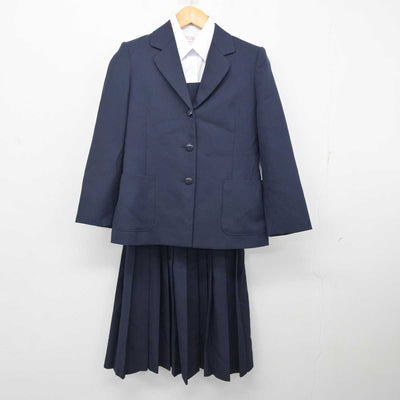 【中古】埼玉県 与野南中学校 女子制服 4点 (ブレザー・ベスト・シャツ・スカート) sf080771