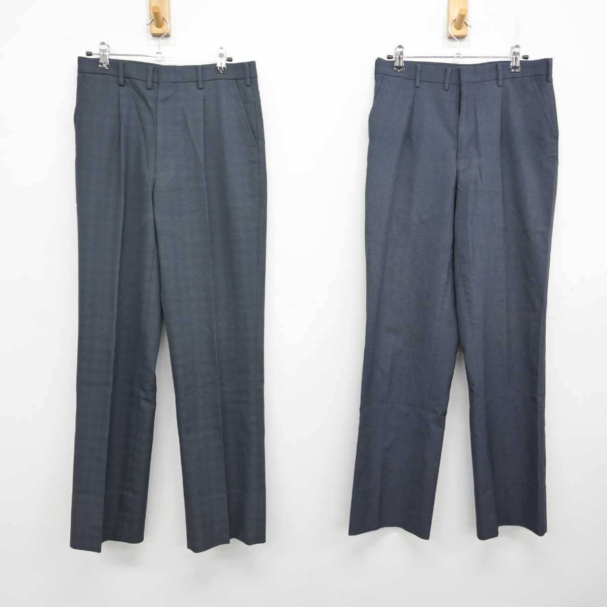 【中古】香川県 丸亀城西高等学校 男子制服 3点 (ブレザー・ズボン・ズボン) sf080773