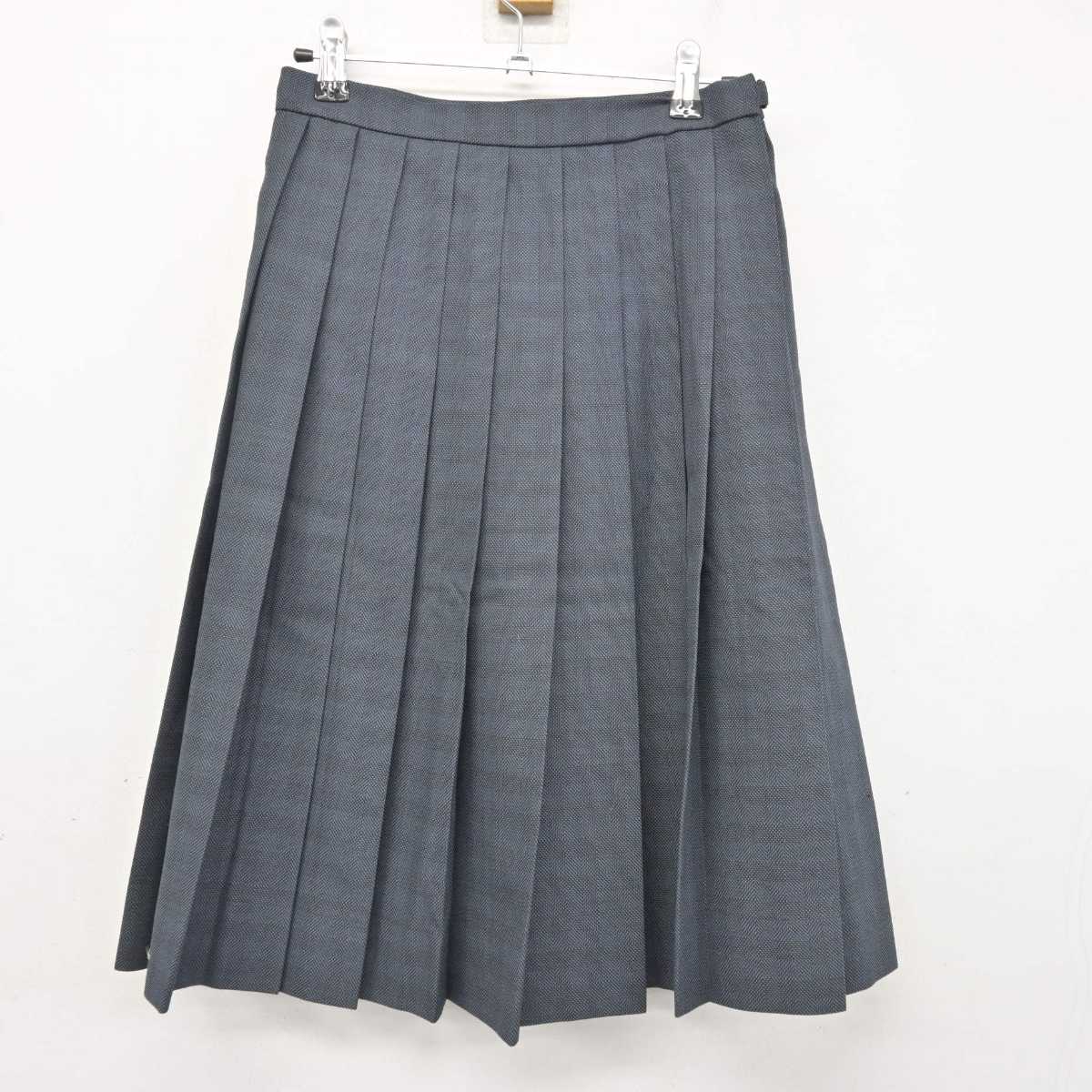 【中古】香川県 丸亀城西高等学校 女子制服 4点 (ブレザー・ベスト・スカート) sf080775