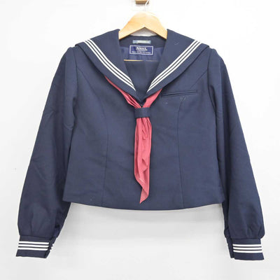 【中古】福岡県 福岡第一高等学校 女子制服 2点 (セーラー服・スカート) sf080779