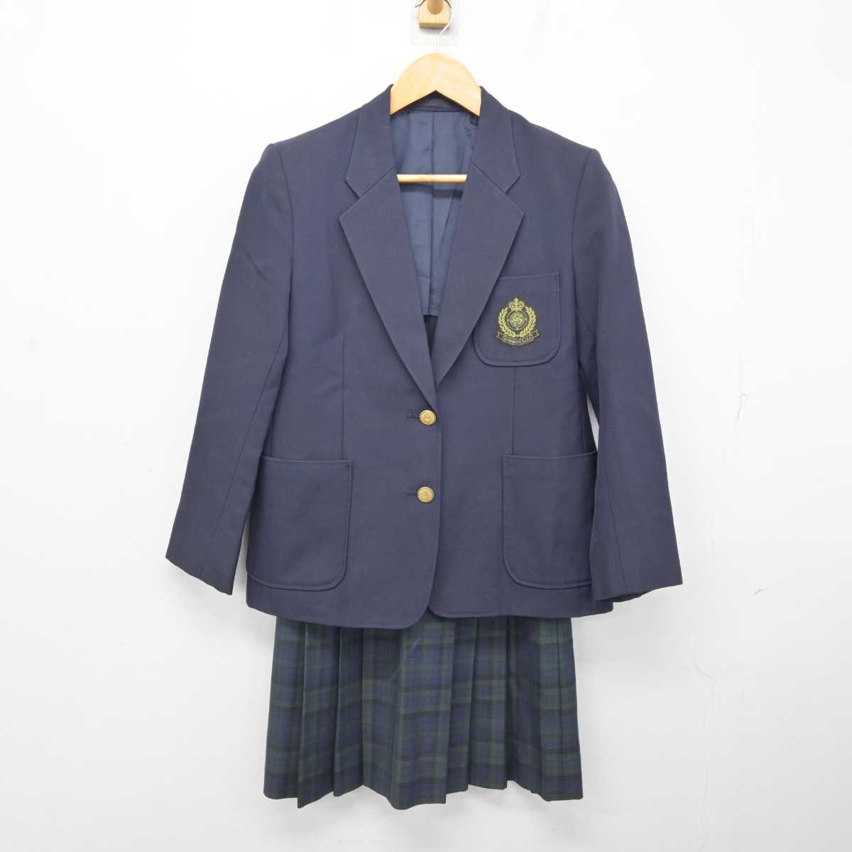 【中古】大阪府  島本町立第二中学校 女子制服 2点 (ブレザー・スカート) sf080800