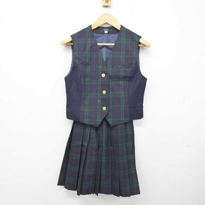 【中古】福岡県  誠修高等学校 女子制服 3点 (ブレザー・ベスト・スカート) sf080824