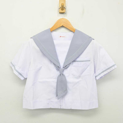 【中古】大阪府 堺市立南八下中学校 女子制服 3点 (セーラー服・スカート) sf080831