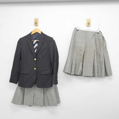 【中古】東京都 城西大学附属城西中学校・高等学校 女子制服 4点 (ブレザー・スカート) sf080837