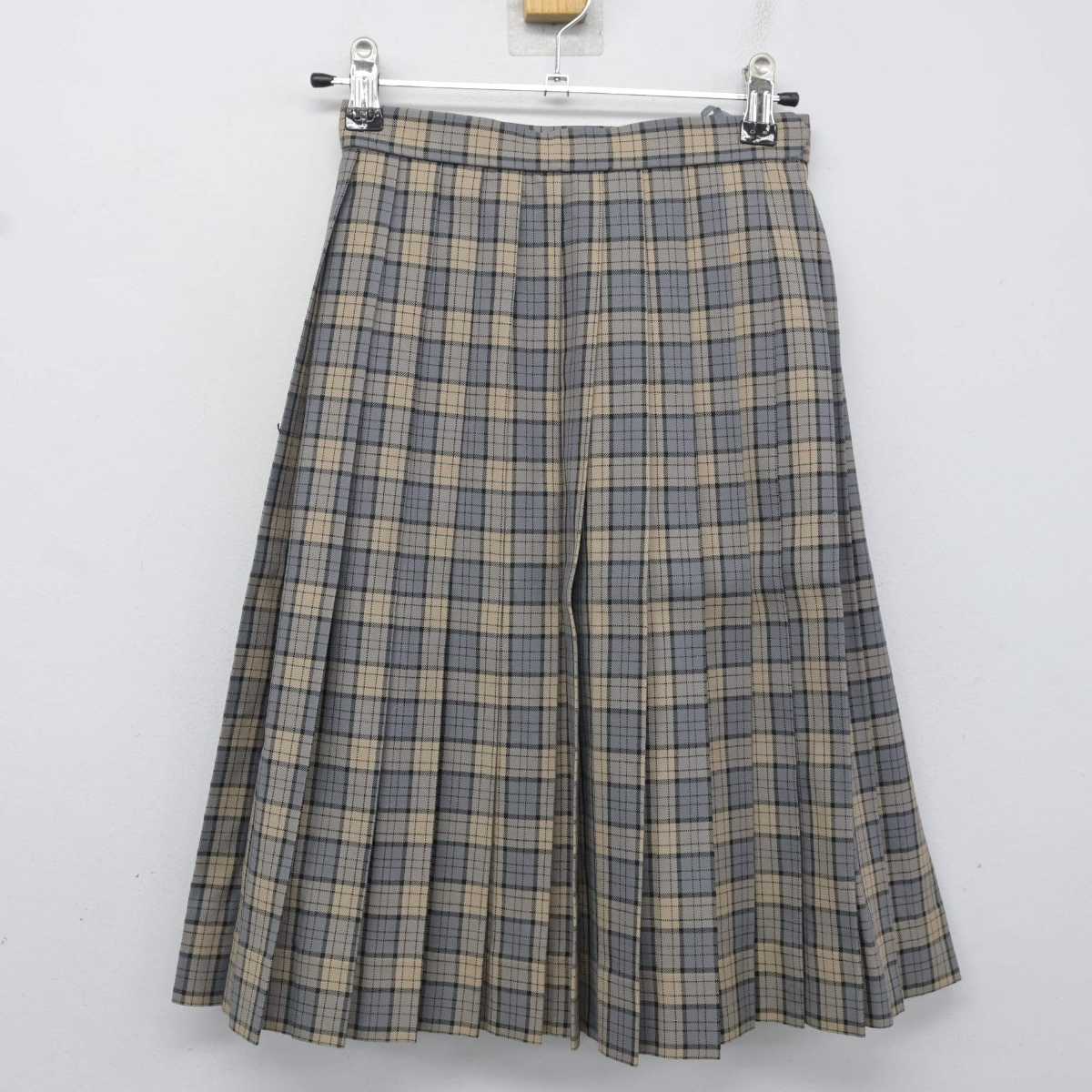 【中古】茨城県 佐竹高等学校 女子制服 2点 (ブレザー・スカート) sf080857