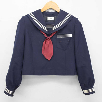 【中古】茨城県 那珂市立第一中学校 女子制服 3点 (セーラー服・ジャンパースカート) sf080858