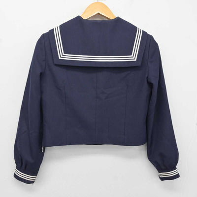 【中古】茨城県 那珂市立第一中学校 女子制服 3点 (セーラー服・ジャンパースカート) sf080858