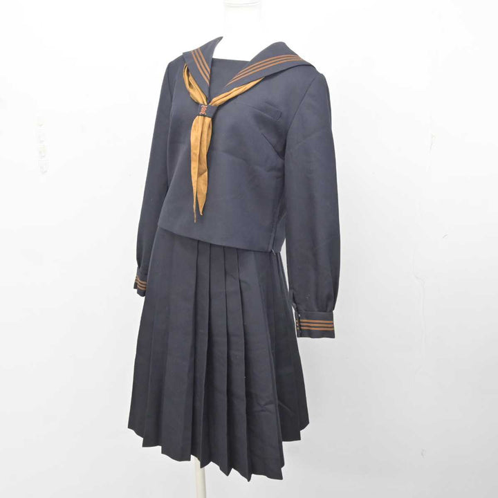 【中古】東京都 関東国際高等学校 女子制服 3点 (セーラー服・スカート) sf080865