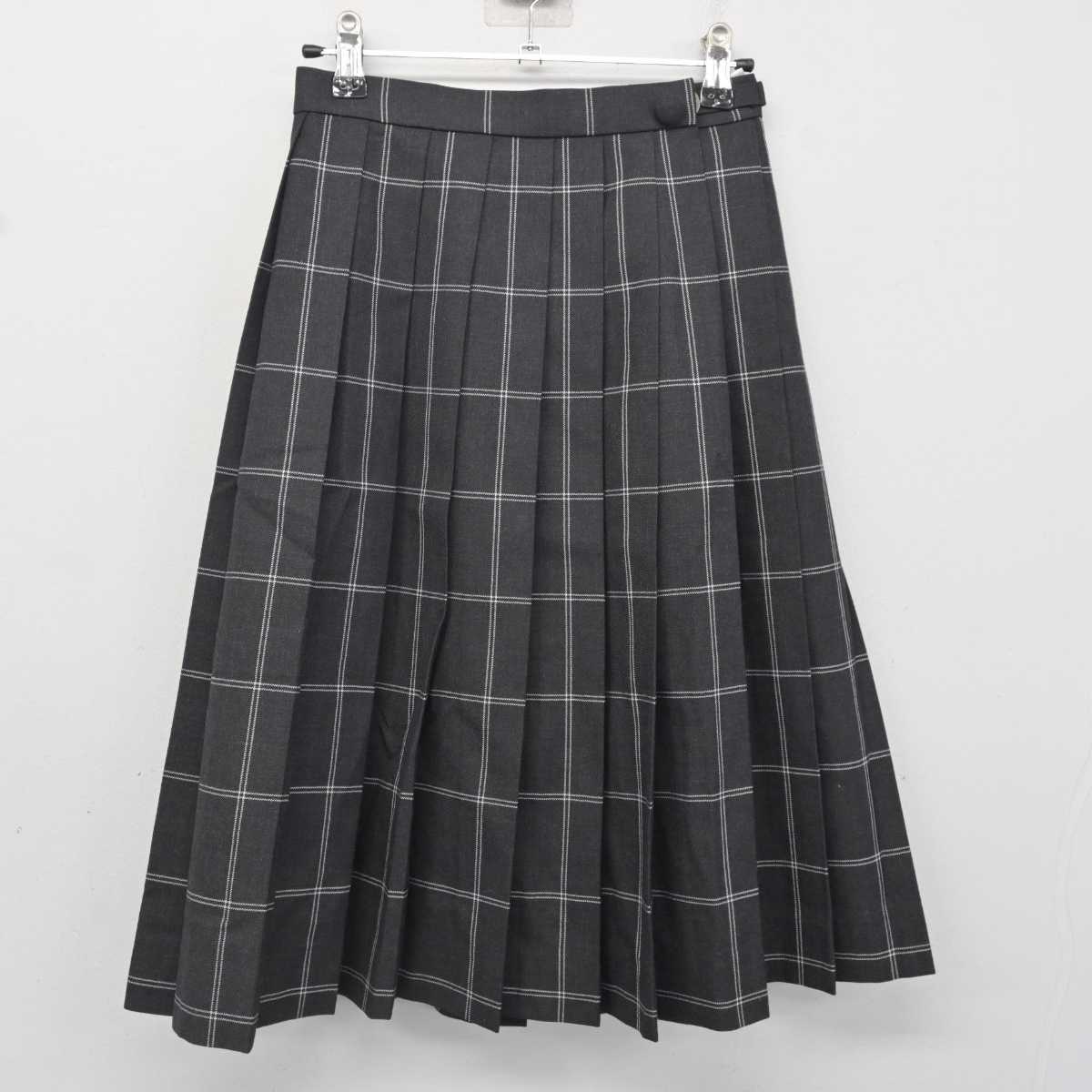 【中古】岡山県 山陽学園中学校・高等学校 女子制服 2点 (セーラー服・スカート) sf080868