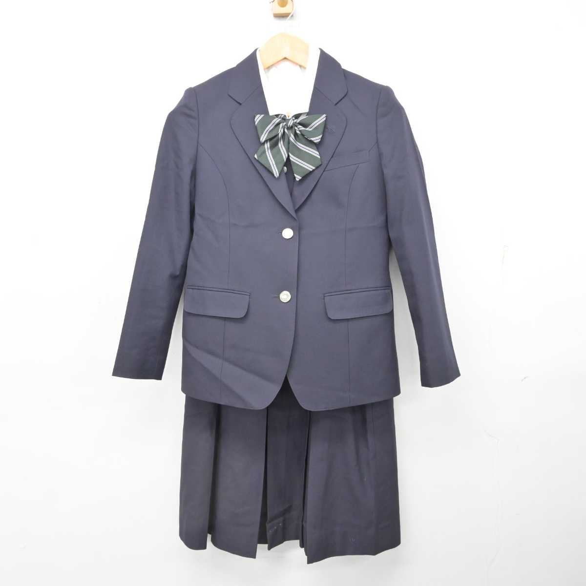 【中古】愛知県 五条高等学校 女子制服 5点 (ブレザー・ベスト・シャツ・スカート) sf080874