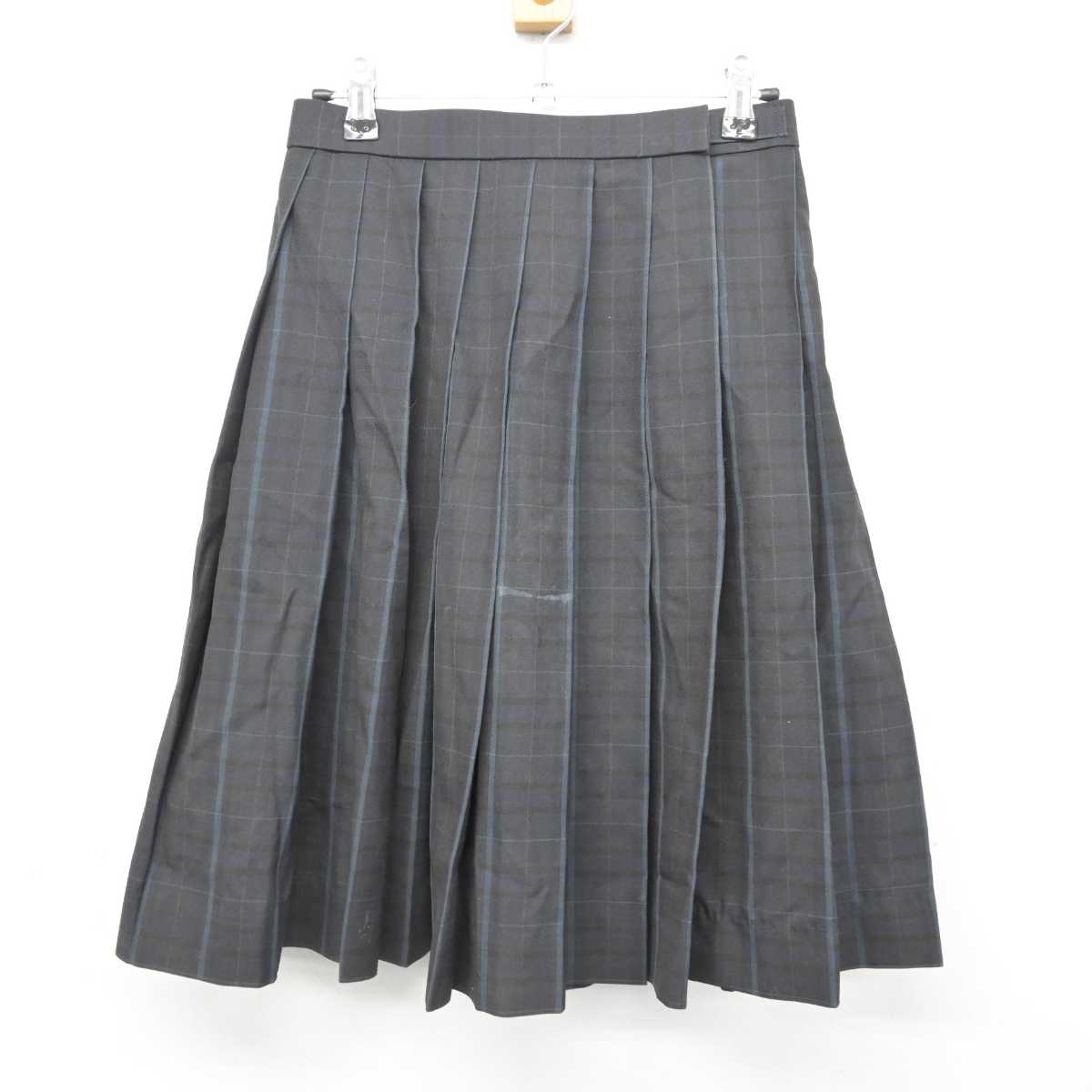 【中古】福島県 郡山東高等学校 女子制服 3点 (ニットベスト・シャツ・スカート) sf080879