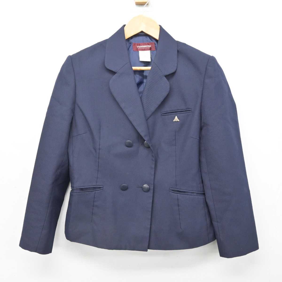 【中古】岡山県 津山中学校・高等学校 女子制服 3点 (ブレザー・スカート) sf080882