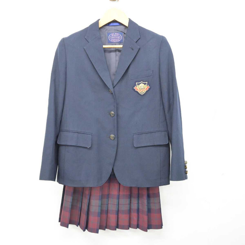 中古】山梨県 駿台甲府高等学校 女子制服 4点 (ブレザー