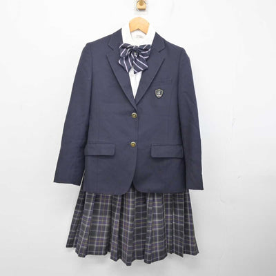 【中古】熊本県 岱志高等学校 女子制服 4点 (ブレザー・シャツ・スカート) sf080916