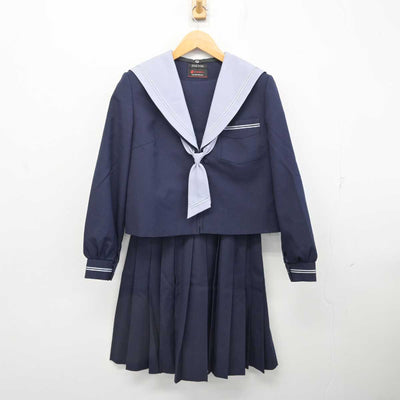 【中古】大阪府 南八下中学校 女子制服 3点 (セーラー服・スカート) sf080919