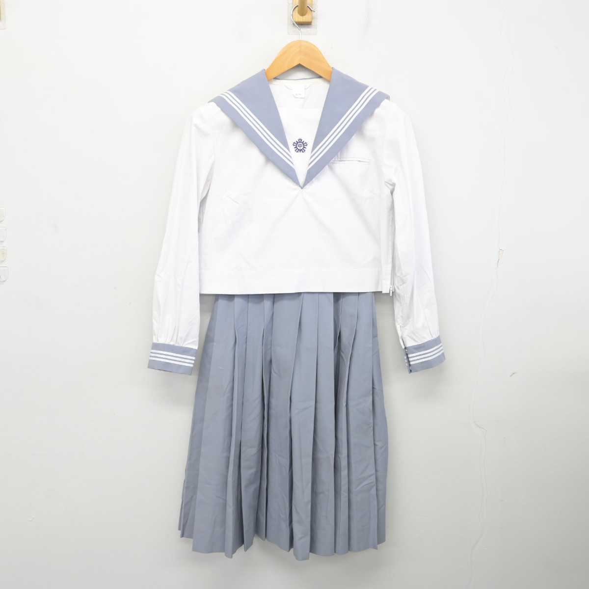 【中古】熊本県 玉名高等学校・附属中学校 女子制服 2点 (セーラー服・スカート) sf080922