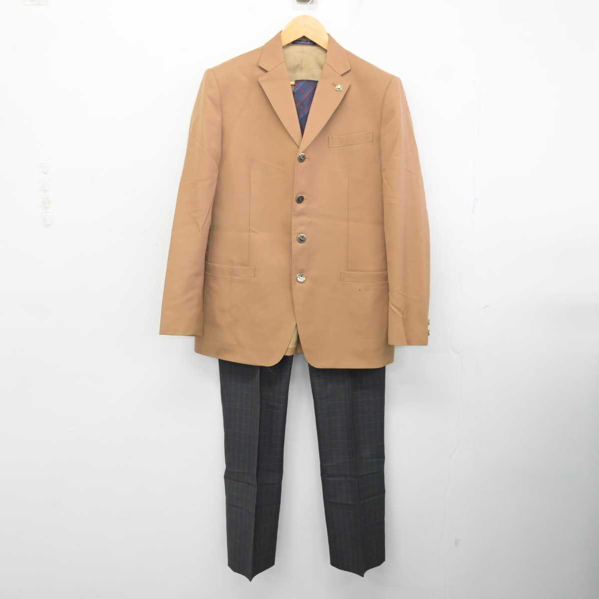 【中古】愛知県 享栄高等学校 男子制服 4点 (ブレザー・ズボン) sf080924