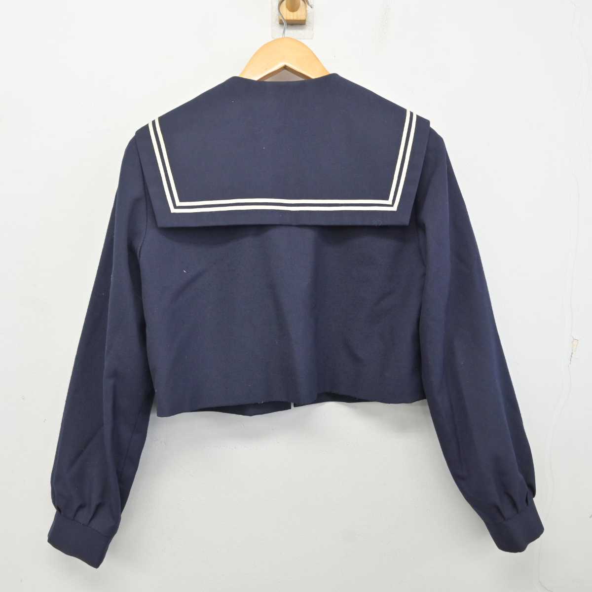 【中古】北海道 北星中学校 女子制服 3点 (セーラー服・ジャンパースカート) sf080925